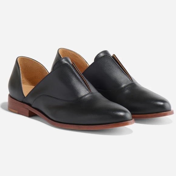 Nisolo Emma d’orsay oxford 2.0 black leather shoes - Picture 1 of 7